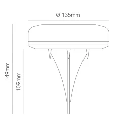 Best Beneito & Faure Twist - Lampe solaire d'extérieur LED 1W avec piquet 2700 K/RGB, IP54, angle 180, classe III, ABS noir - Beneito Faure