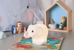 Pauleen Veilleuse Akku Elephant 165x115mm RGBW+ Blanc Silicone