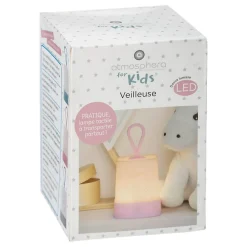 Atmosphera Créateur D'Intérieur Veilleuse enfant - H16 cm - Gris- Atmosphera
