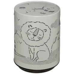 Sale Atmosphera Créateur D'Intérieur Veilleuse enfant LED Push - métal - H11 cm - Gris lion- Atmosphera