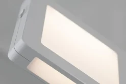 New Paulmann Veilleuse Esby avec capteur crépusculaire carré 3000K 0,7lm