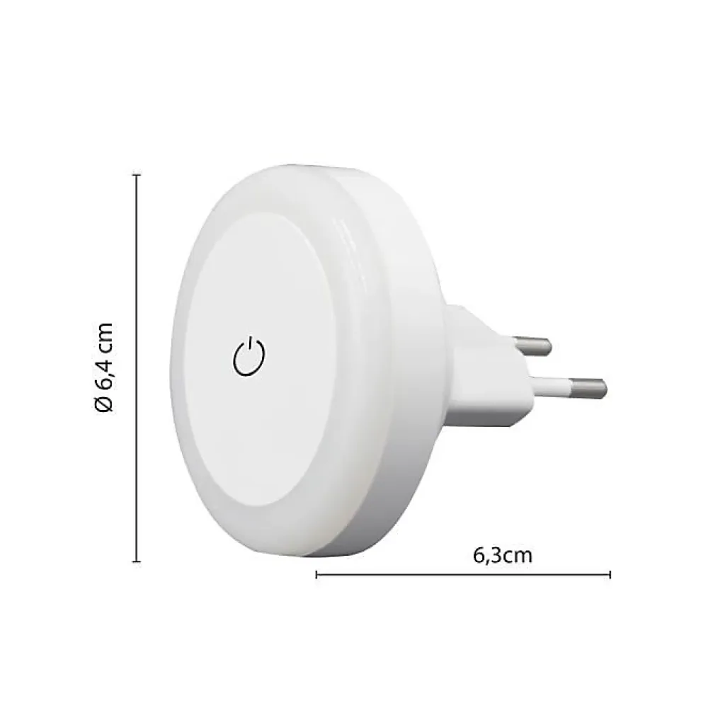 Clearance Velamp Veilleuse LED - LED TOUCH - Blanc - Interrupteur Tactile - Éclairage Doux - Design Compact