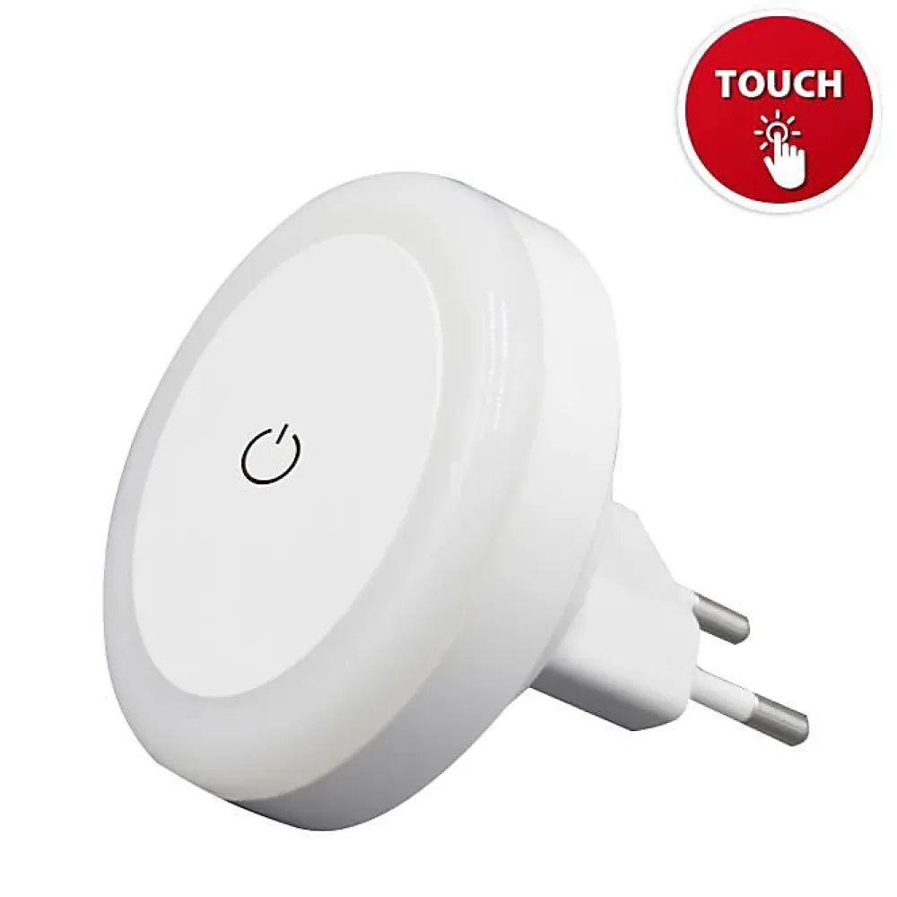 Clearance Velamp Veilleuse LED - LED TOUCH - Blanc - Interrupteur Tactile - Éclairage Doux - Design Compact