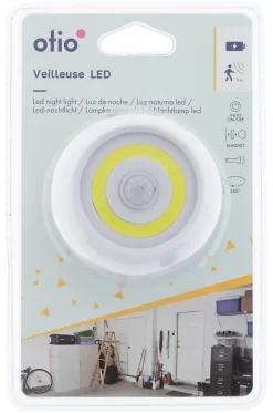 Best Otio Veilleuse LED IP20 2W blanc neutre l.13 x H.20 x P.7 cm