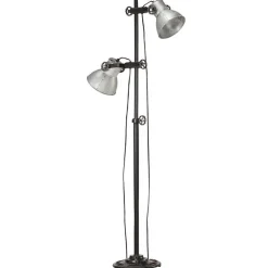 Vidaxl Lampadaire Intérieur<Lampadaire avec 2 Abat-jour Lampe sur Pied Eclairage Luminaire Salon Chambre à Coucher Couloir Maison Intérieur 320583