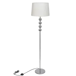 Vidaxl Lampadaire Intérieur<Lampe de Sol à Long Pied 5 Boules de Décoration Blanc Lampe de Chevet 240904
