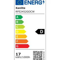 Xanlite - Ampoule LED A70 Opaque, culot E27, conso. 17W, 2452 Lumens, Blanc neutre - RFE2452GOCW