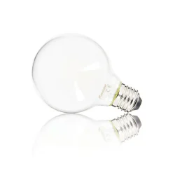 Best Xanlite - Ampoule LED G80 Opaque, culot E27, conso. 6,5W, 806 Lumens, Blanc neutre - RFE806B80OCW