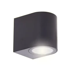 Best Xanlite - Applique murale filaire noire IP44, culot GU10, 40W max - APFG40WN
