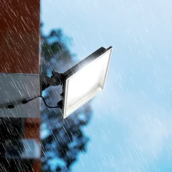 Xanlite Projecteur Extérieur<- Projecteur LED Mural Noir, 100 W, 11000 Lumens - PR100WM