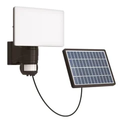 Xanlite Éclairage Solaire|Projecteur Extérieur<- Projecteur mural solaire LED IP44 à détection de mouvement, 1000 Lumens, 6500 Kelvin, Blanc froid - PRS1000D