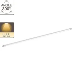 Best Xanlite - Tube à LED 28mm x 1200mm, G13, 17W cons. (36W eq.), lumière blanc chaud - TU1201800