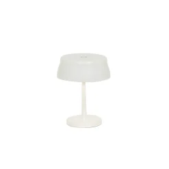 Hot Zafferano Sister Light Mini lampe de table LED Wi-Fi connectée blanc nacré rechargeable dimmable 2200-2700-3000-4000K 3,2W h17cm