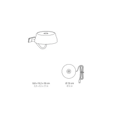 Zafferano SISTER LIGHT Wi-fi Wall Applique intelligente rechargeable et dimmable ivoire