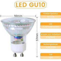 zmh Ampoule Led Fonctionnelle<Ampoule LED 5w à Économie D'énergie Spot Réflecteur Ampoulea
