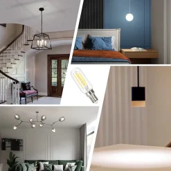 zmh Ampoules LED Ampoules LED Vintage