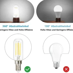 zmh Ampoules LED Ampoules LED Vintage