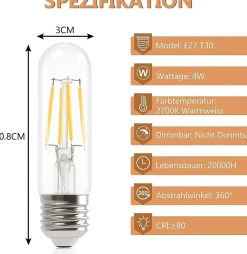 zmh Ampoule E27, Gros Culot À Visser<Ampoules LED Ampoules LED Vintage