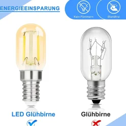 zmh Ampoule E14, Petit Culot À Visser<Ampoules LED E14 Vintage T22 Ampoules LED Pour Couloir