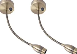 zmh Applique Murale Intérieure<Applique LED Lampes De Lecture Liseuse 3w 3000k Blanc Chaud 360 degrés Lit Lumière Flexible