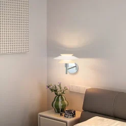 zmh Applique Lit Design Moderne G9 Blanc Métal