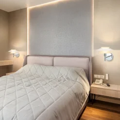 zmh Applique Lit Design Moderne G9 Blanc Métal