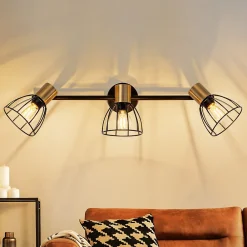 zmh Applique Murale Intérieur 3 Flammes E14 Lampe De Salon Max.25w