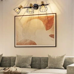 zmh Applique Murale Intérieur 3 Flammes E14 Lampe De Salon Max.25w