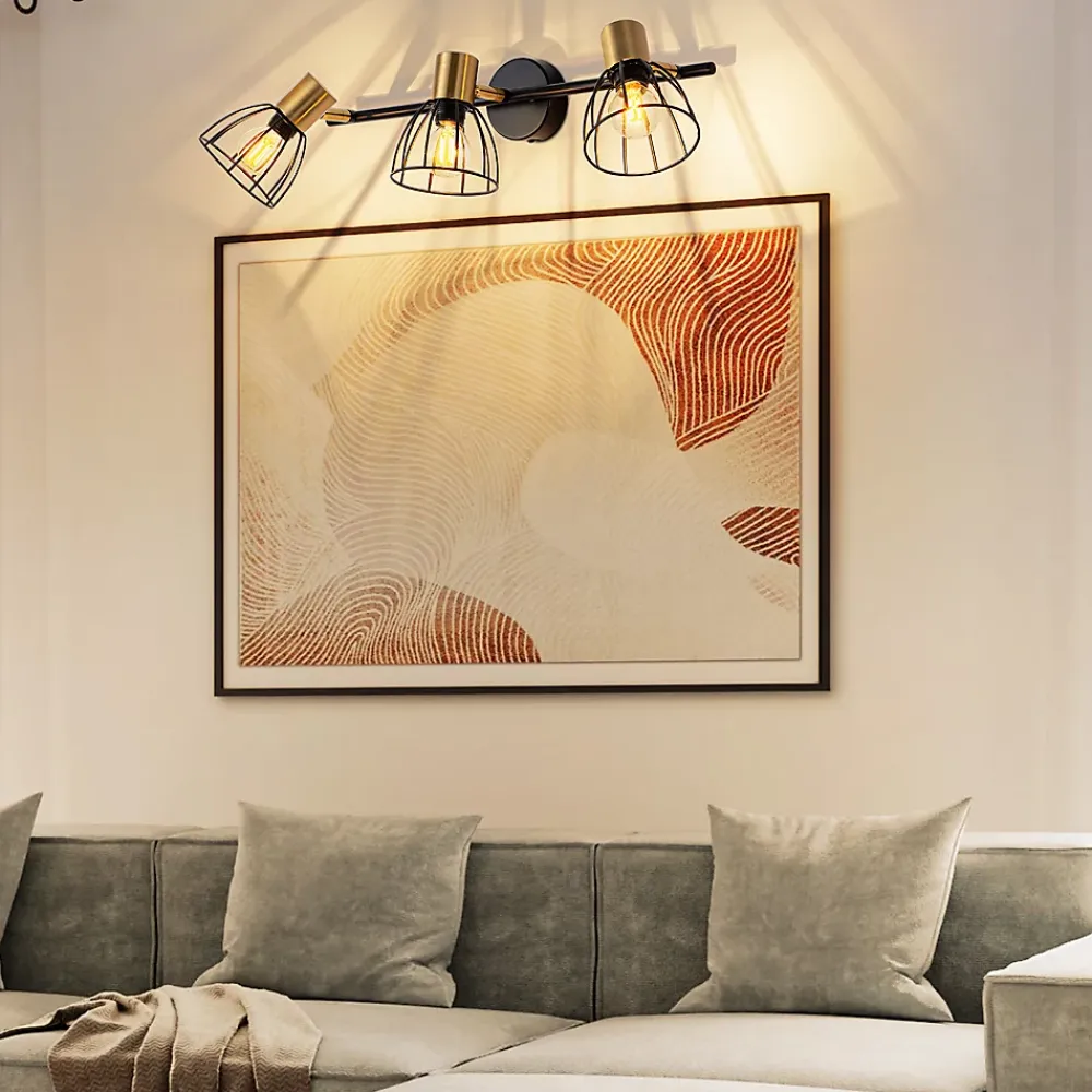 zmh Applique Murale Intérieur 3 Flammes E14 Lampe De Salon Max.25w