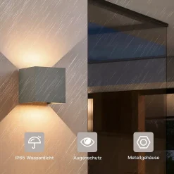 zmh Applique Murale Pour Cuisine|Applique Murale Pour Salle À Manger<Applique Murale LED Intérieure 1er Mur - Up And Down LED Extérieur 5w