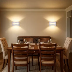 zmh Applique Murale LED Intérieur 5w Moderne 3000k Blanc Lampe De Chambre Pour Couloir