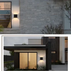Best zmh Applique Murale LED Intérieur Applique Murale 5w Ip65 Extérieur Blanc Chaud Mur Couloir