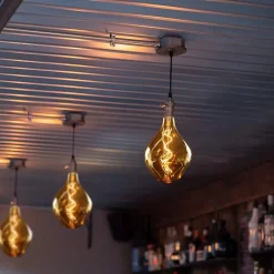 zmh Ampoule Led Fonctionnelle|Ampoule E27, Gros Culot À Visser<LED E27 3w 2200k Forme Irrégulière Vintage Blanc Chaud Doré Ambiance