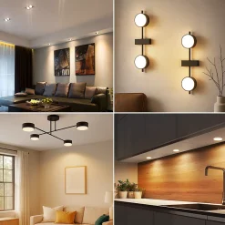 zmh Ampoule Gx53<Lot De 2 LED Ampoules Gx53 ultra Plat 3000k 5 w 230v Non Dimmable Blanc