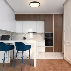 zmh Plafonnier Pour Chambre|Plafonnier Pour Cuisine<Plafonnier LED Dimmable 50W avec Télécommande pour Décoration Moderne